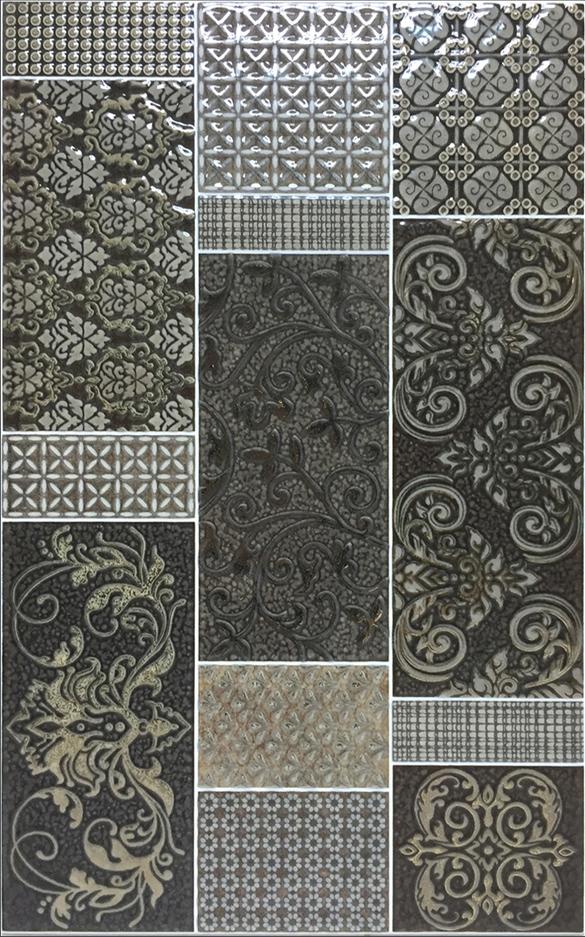 กระเบื้อง10x16 in. ซิลเวอร์ 8M/1P ALL-100
