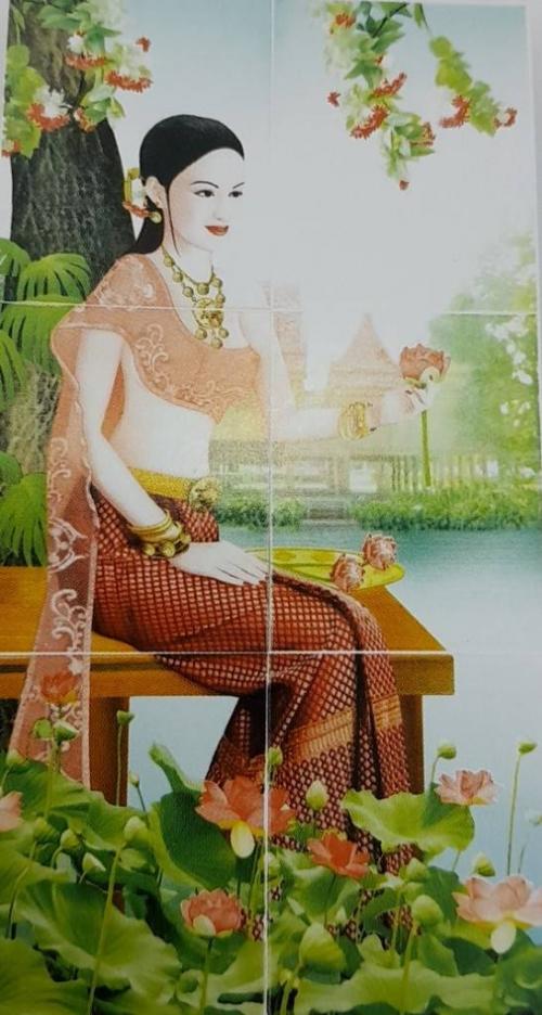 กระเบื้อง8x10 in. บุษรา