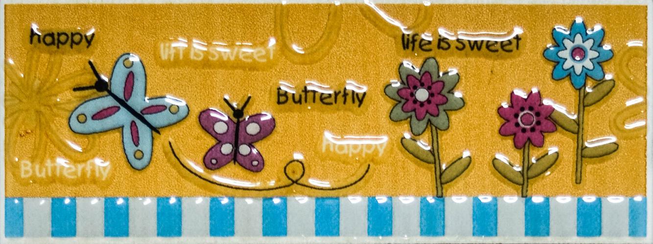 กระเบื้อง3x8 in. แฮปปี้เฟรน 6T/1P